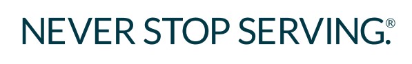 Never Stop Serving.